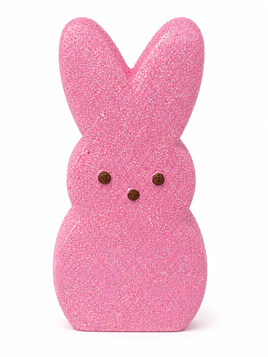 Official Peeps® Pink Glitter Bunny Decoration