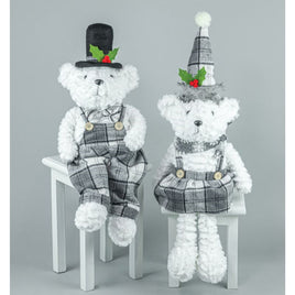 Top Hat Polar Bear Dangle Leg- Set of 2