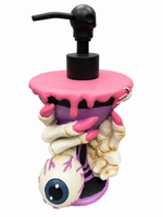 
              Halloween Skeleton Hand & Eyeball Soap Pump Dispenser
            