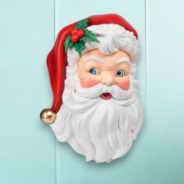 20in Vintage Santa Head Wall