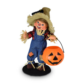 7" Trick or Treat Scarecrow Kid