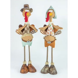 Stuffed Belly Turkey Stander- Set of 2