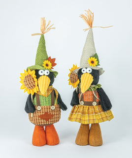 Fall Crow Stander- Set of 2