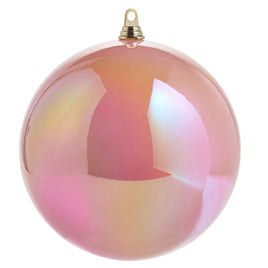 10" Iridescent Pink Ball Ornament