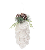 
              White Pine Cone Ornament
            