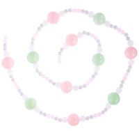 
              72" Pastel Glitter Beaded Garland
            