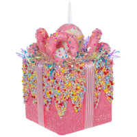 
              Sprinkled Pink Gift Box Ornament
            