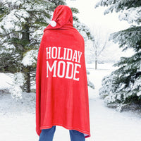 
              Holiday Mode 50" x 60" Royal Plush Hooded Blanket
            
