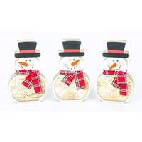 
              Set of 3- Snowman Cutout Light Up Tabletop Decor
            