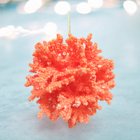 
              4" Coral Ball Ornament
            