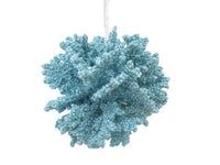 
              4" Aqua Coral Ball Ornament
            