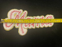 
              Chenille baseball Mama Patch
            