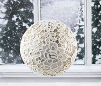 
              Winter Lace Ball Ornament
            