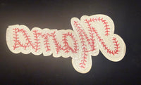 
              Chenille baseball Mama Patch
            