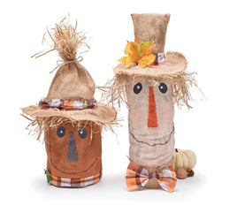 Scarecrow Head Shelf Sitter Assortment