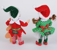 
              Green Polka Dot Gingerbread Elf Set
            