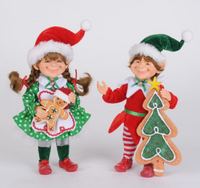 
              Green Polka Dot Gingerbread Elf Set
            