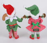 
              Red Polka Dot Candy Cane Elf Set
            