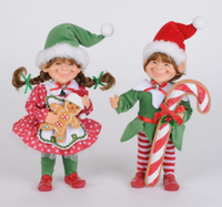 
              Red Polka Dot Candy Cane Elf Set
            