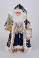 
              Lighted Midnight Blue Santa
            