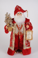 
              Lighted Scarlet Jeweled Santa
            