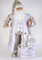 
              Lighted White Elegance Santa
            