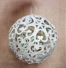 5.5" Metal Ball Ornament