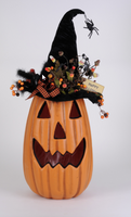 
              Lighted Tall Fiber Optic Pumpkin
            