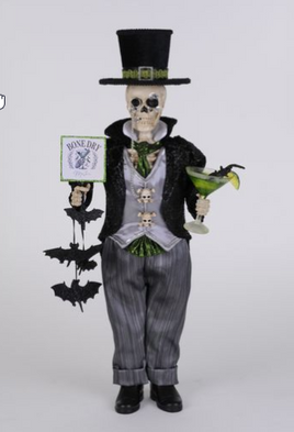 Bone Dry Martini Skeleton