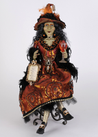 
              Wine Elegance Sitting Witch
            