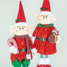 Jolly Elf Stretch Leg- Set of 2