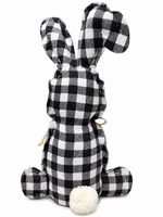
              Sitting Buffalo Check Easter Bunny
            