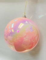 
              10" Iridescent Pink Ball Ornament
            