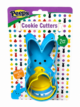 Official Peeps® Easter Cookie Cutter Set – 2 Piece Bunny & Chick Baking Cutters