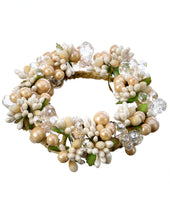 
              6" Pearl Berry/Jewel Candle Ring
            