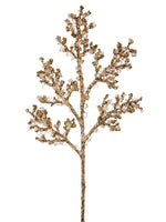 
              30" METALLIC GOLD CHUNKY ICED TWIG SPRAY
            