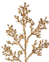 
              30" METALLIC GOLD CHUNKY ICED TWIG SPRAY
            