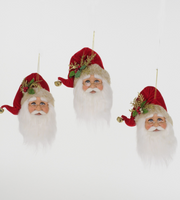 
              3pc. Santa Head Ornaments
            