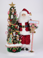 
              Lighted North Pole Bakery Santa
            
