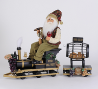 
              Wine Delivery, 2 pc. Train Santa
            