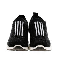 
              Women's Rhinestone Black Sneakers
            