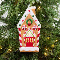 
              LED Gingerbread House Blow Mold Ornament
            