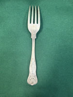 
              Vintage USN Navy Silverplate Fork International Silver Co Military Flatware WWI WWII
            