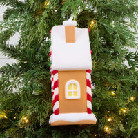 
              LED Gingerbread House Blow Mold Ornament
            