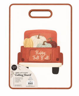 Happy Fall Y’All Truck & Pumpkin Cutting Board