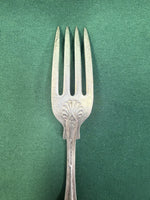 
              Vintage USN Navy Silverplate Fork International Silver Co Military Flatware WWI WWII
            