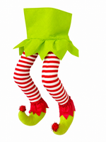 
              20" Hanging Elf Legs Christmas Decoration
            