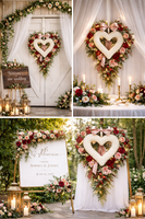 
              Gorgeous Pearl Large Heart Perfect For a Door Hanger or Swag and Wreath
            