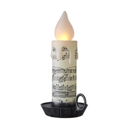 17.5" Sheet Music Battery Operated Candle