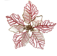 
              Dark Pink Poinsettia Clip Ornament
            